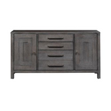 Modern Farmhouse Credenza, Dusty Charcoal