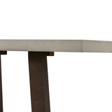 Elodie Grey Concrete and Dark Grey Oak Rectangle Console Table