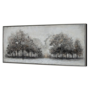 Wildwood Fog, Hand Painted Canvas