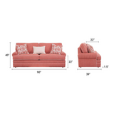 Classics Coral Springs Sofa with Three Matching Pillows