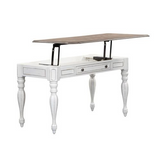 Magnolia Manor Lift Top Writing Desk, W56 x D28 x H30, White
