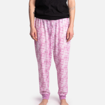 Matching Human Pajama - Pink Tie Dye