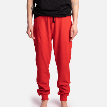 Matching Human Thermal Pajama - Red