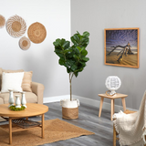 6ft. Fiddle Leaf Fig Artificial Tree in Handmade Natural Jute and Cotton Planter