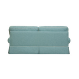 Classics Coastal Aqua Sofa with Four Accent Pillows