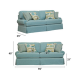 Classics Sleeper Sofa with Four Accent Pillows