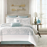 100% Cotton Printed Comforter Bedding Set w/ Embroidery,HH10-1223