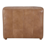 Ramsay Leather Chaise Tan