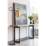Bent Console Table Smoked