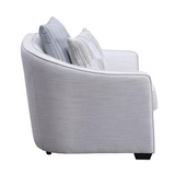 Mahler II Beige Linen Chair w/2 Pillows