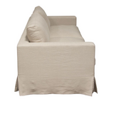 Savannah Slip-Cover Sofa in Sand Natural Linen by Diamond Sofa