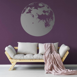 Moon Phase Wall Decor Decal - Kid Full Large Sticker For Nursery Baby Kids Room - Bedroom Ceiling Decorations Art Home Removable Vinyl