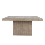 McDowell 60" Dining Table Distressed Gray