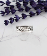Sterling Silver Filigree Art Statement Band Ring