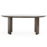 Norwood 78" Mango Wood Dining Table in Brown