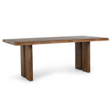 Holmes 80" Mango Wood Dining Table in Brown