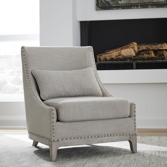 Harlequin Upholstered Accent Chair - Weathered