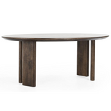 Norwood 78" Mango Wood Dining Table in Brown