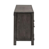 Modern Farmhouse Entertainment Console, Dusty Charcoal