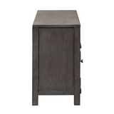 Modern Farmhouse Entertainment Console, 56", Dusty Charcoal