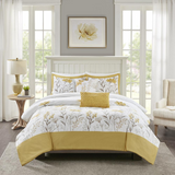 100% Cotton Sateen Printed 5pcs Comforter Set,HH10-1789