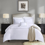 100% Cotton Sateen Embroidered Comforter Set,MPS10-088