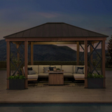 Sunjoy SummerCove 13 ft. x 15 ft. Hardtop Gazebo