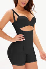 Shapetastic Full Size Side Zipper Under-Bust Shaping Bodysuit