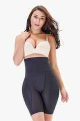 Shapetastic Full Size High Waisted Pull-On Shaping Shorts