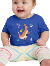 Kangaroo Doodle Style Safari Bodysuit -Image by Shutterstock