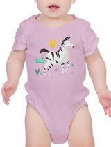 Zebra Doodle Style Safari Bodysuit -Image by Shutterstock