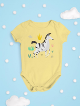 Zebra Doodle Style Safari Bodysuit -Image by Shutterstock