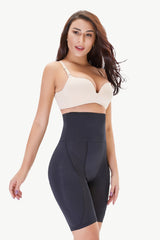 Shapetastic Full Size High Waisted Pull-On Shaping Shorts