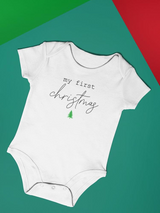 My First Christmas. Bodysuit -SmartPrintsInk Designs