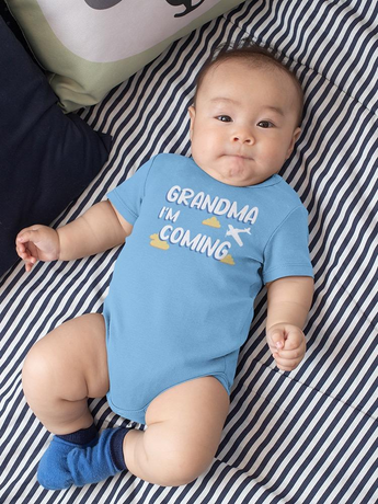 Coming Granda, Quote Bodysuit Baby's -SmartPrintsInk Designs