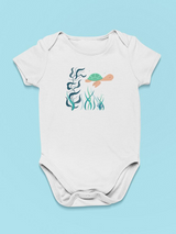 Fairytale Sea Turtle Kiddie Art Bodysuit -Image by Shutterstock