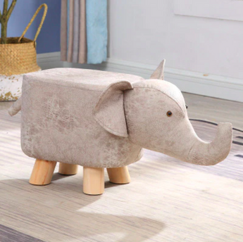Elephant Solid Wood Footstools