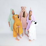 AnimalFriends Rabbit Kids Hooded Towel Poncho 100% Combed Cotton