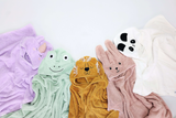AnimalFriends Panda Kids Hooded Towel Poncho 100% Combed Cotton