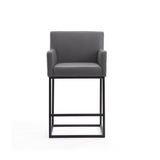 Ambassador Counter Stool in Grey and Black