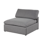 Remington 6-piece Grey Linen Modular Sectional