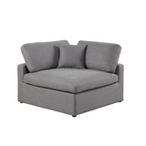 Remington 6-piece Grey Linen Modular Sectional