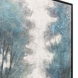 Aquamarine Forest, Hand Painted Canvas