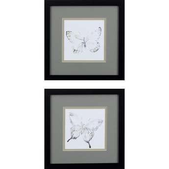 Butterfly Impression Wall art, Pack of 2
