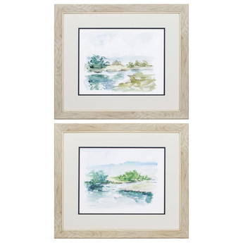 Spring Watercolor Wall Art, Pack of 2