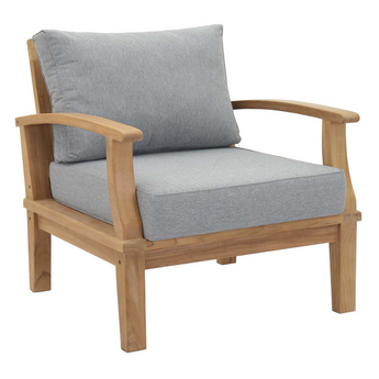 Marina Outdoor Patio Premium Grade A Teak Wood Armchair