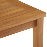 Upland Outdoor Patio Teak Wood Coffee Table - Natural EEI-4122-NAT