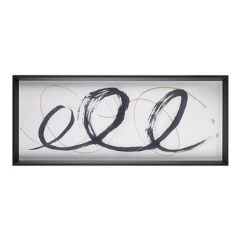 Contrast Black Framed Graphic Wall Art