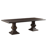 Toulon 98In Vintage Brown Rectangle Dining Table