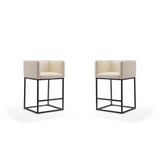 Embassy Counter Stool in Cream and Black